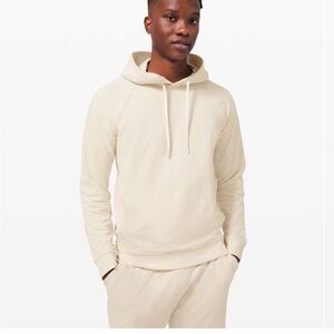 LULULEMON city sweat pullover hoodie cream size M